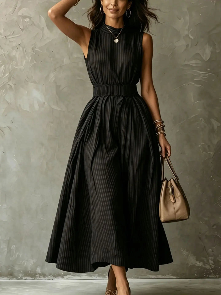 Elise Elegant Sleeveless Midi Dress