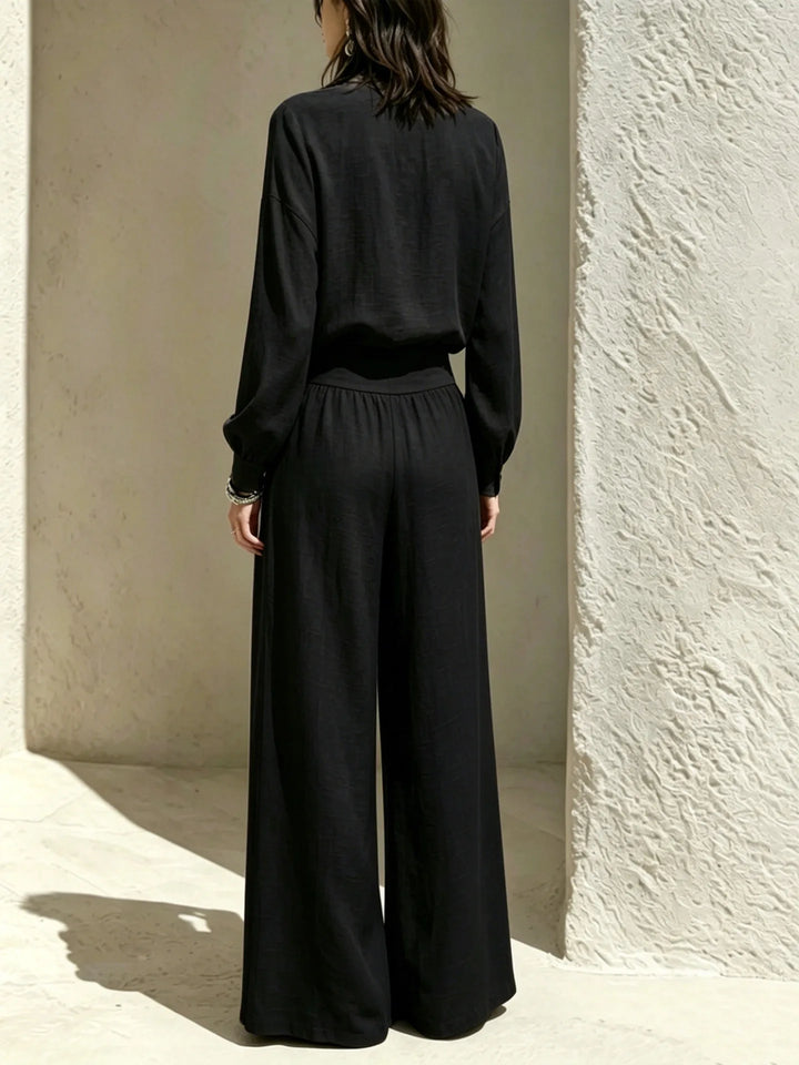 Arabella Lantern Sleeve Trouser Set