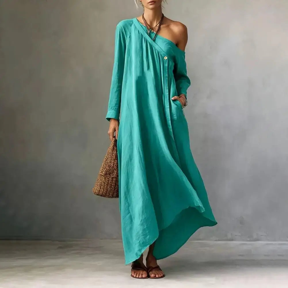 Sienna One Shoulder Maxi Dress