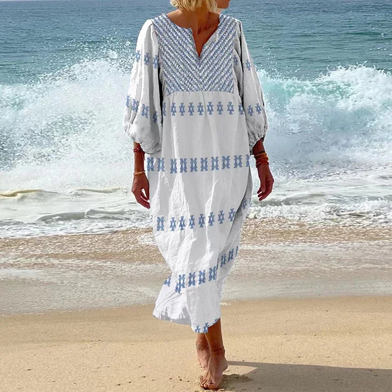 Genevieve Boho Relaxed Maxi Dress