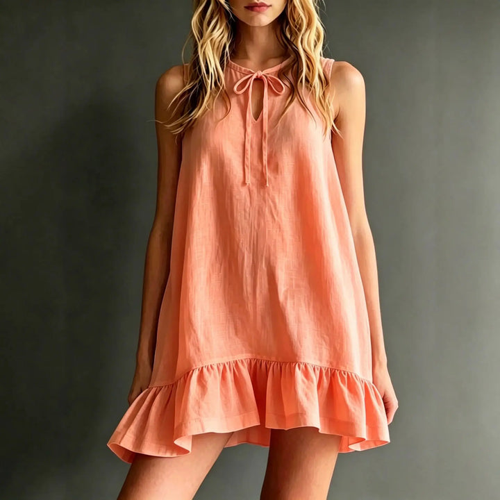 Zoe Ruffle Mini Dress