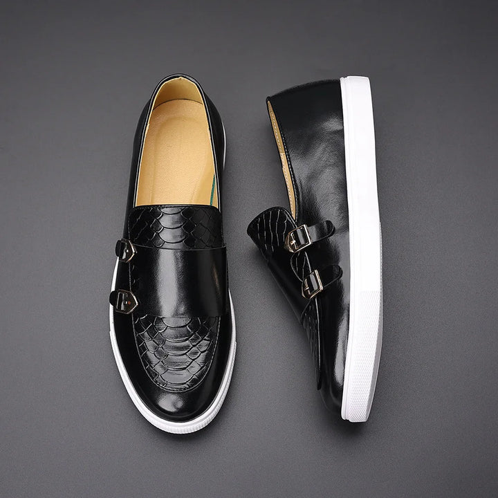 Gary Monk Strap Leather Loafers