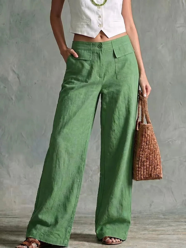Phoebe Cotton Linen Trouser