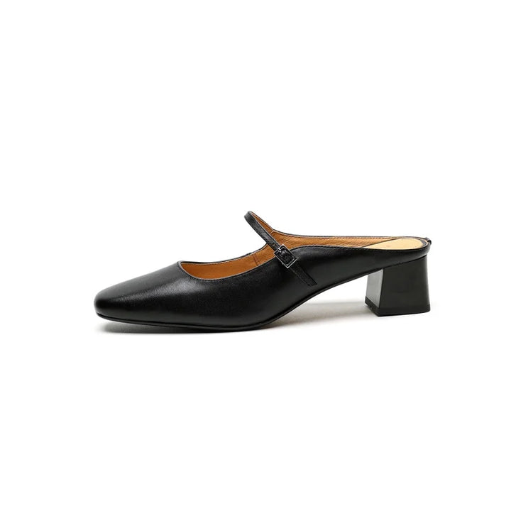 Maren Genuine Leather Mules