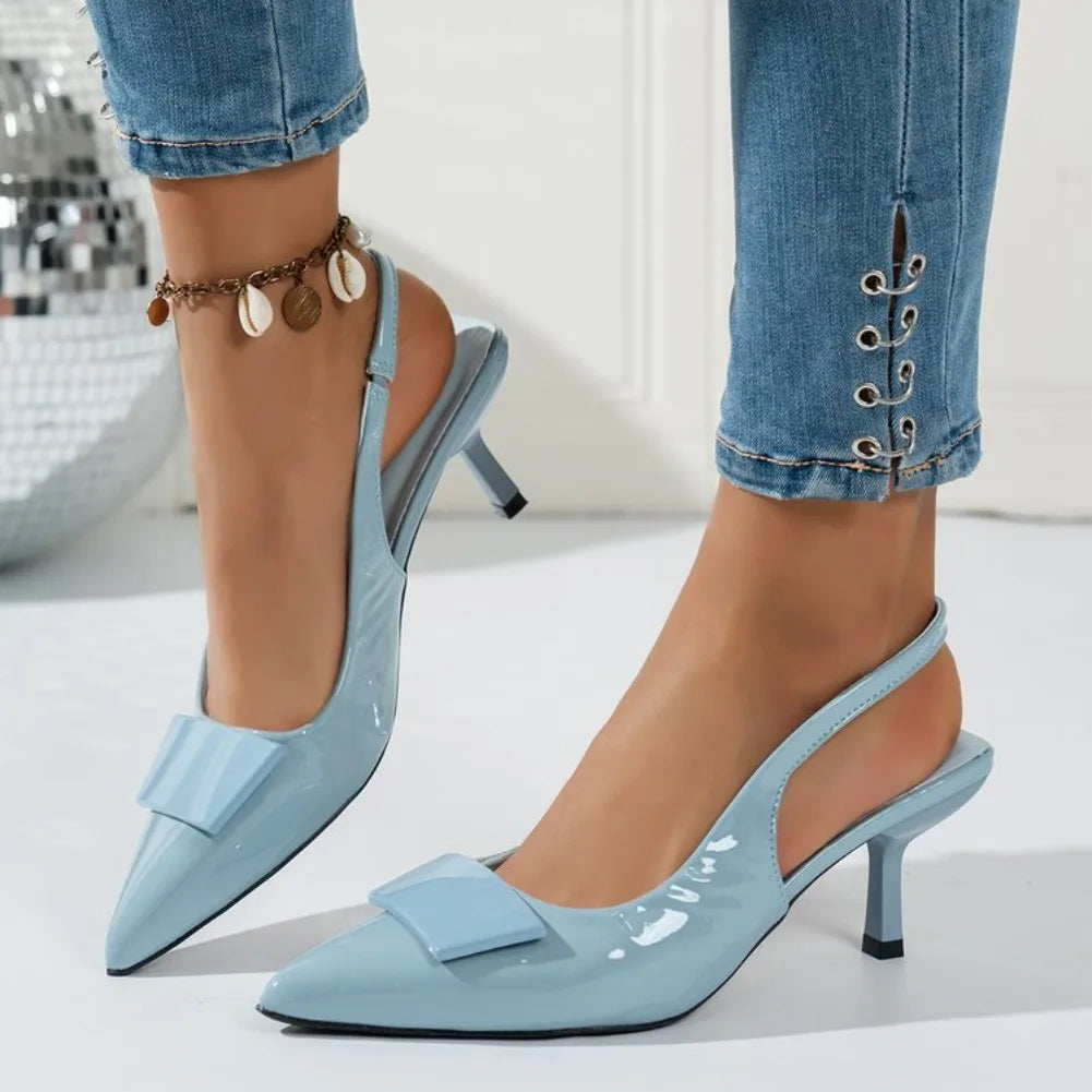 Celeste Pointed Slingback Heels