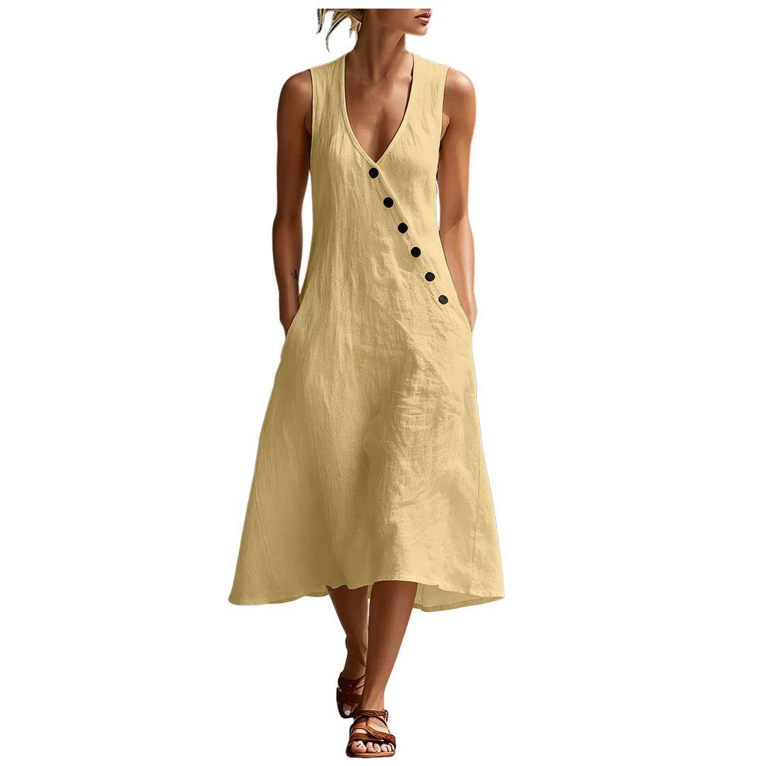 Liora Casual Boho Maxi Dress