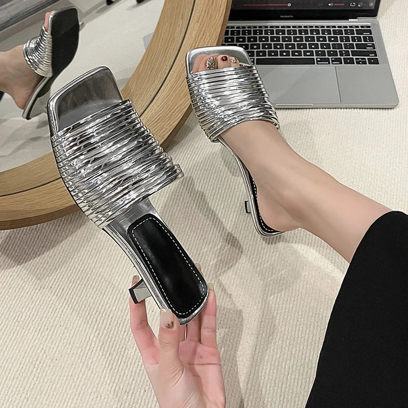 Selene Elegant Slip On Sandals