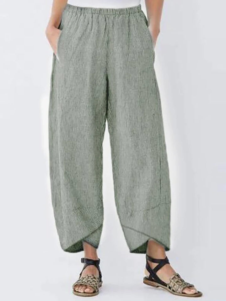 Giana Cotton Linen Harem Pants