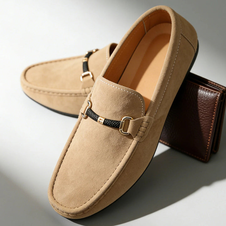 Davidson Suede Slip On Loafers