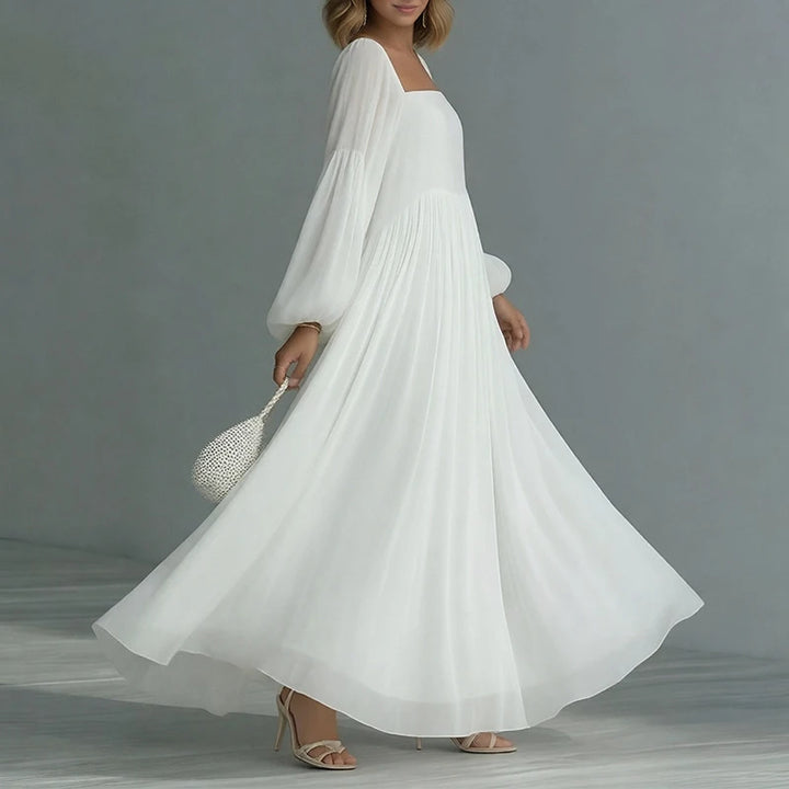 Bellamy Square Neck Wedding Guest Dress