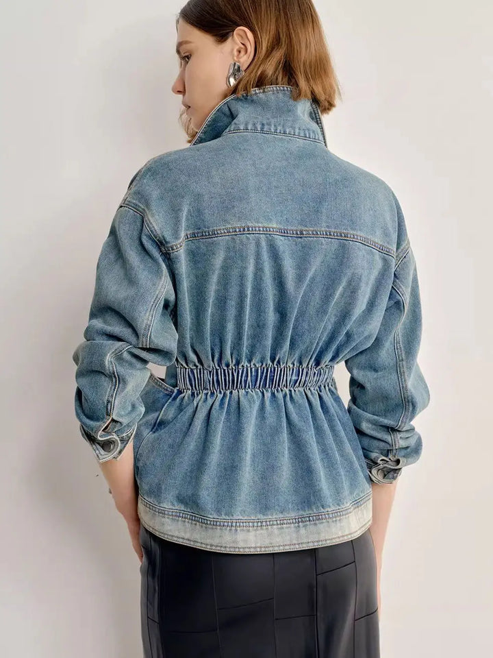 Brielle Washed Denim Jacket