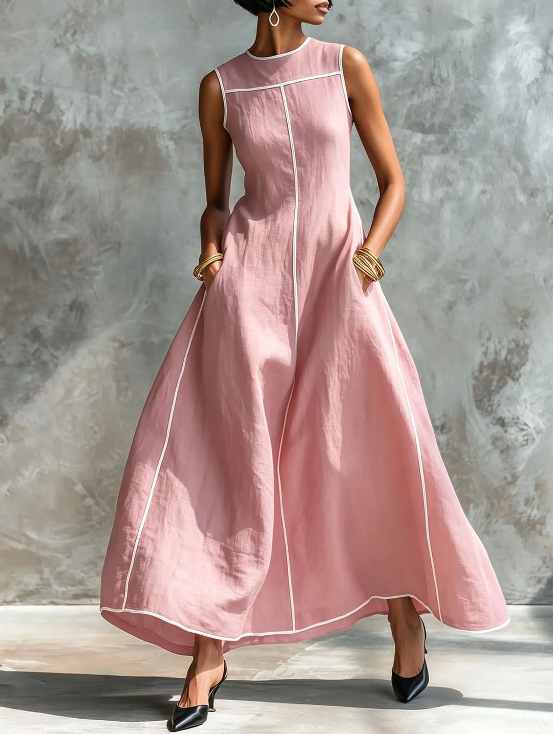 Emery Elegant Flowy Maxi Dress