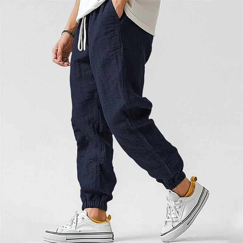 Rowan Cotton Linen Jogger Pants