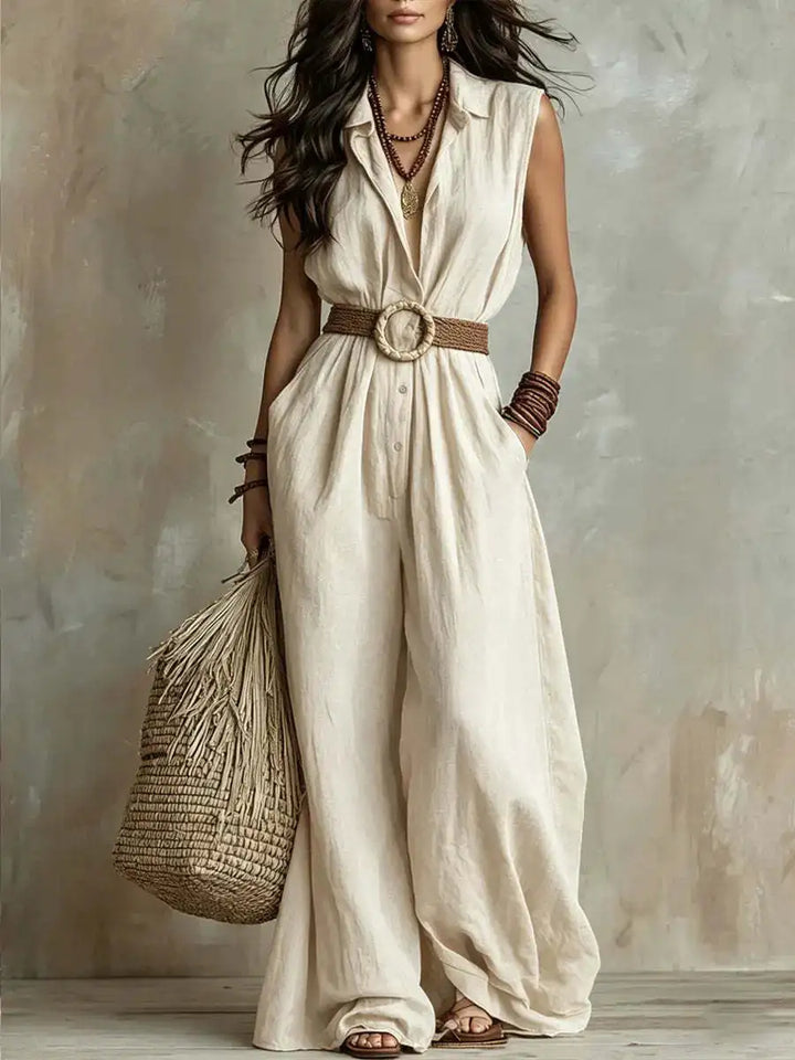 Brielle Elegant Wide Leg Jumpsuit