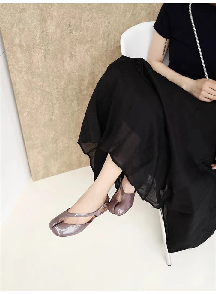 Rosalind Split Toe Slingback Flats