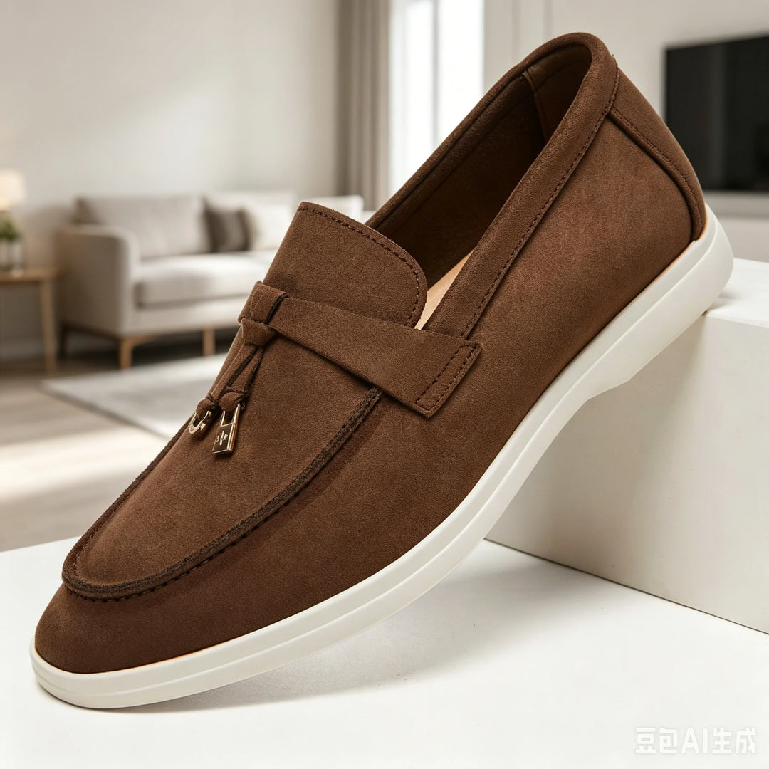 Harrison Suede Tassel Loafers