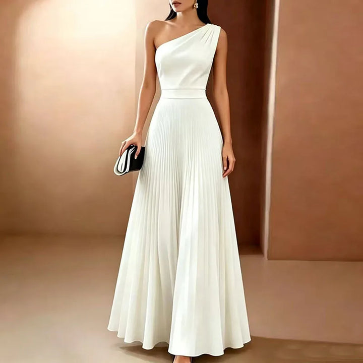 Genevieve One Shoulder Maxi Dress