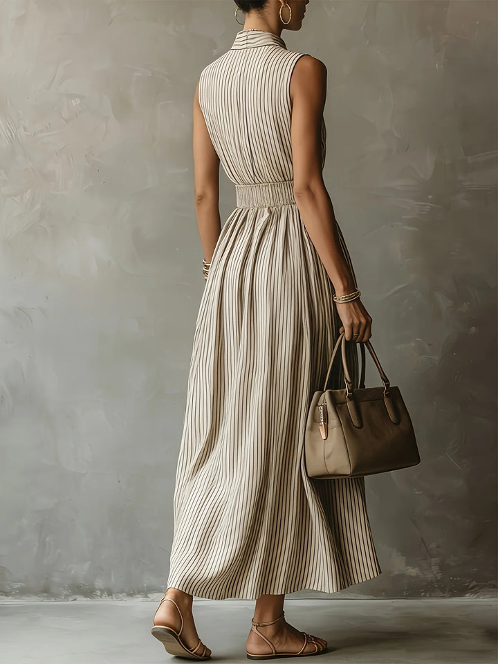 Elise Elegant Sleeveless Midi Dress