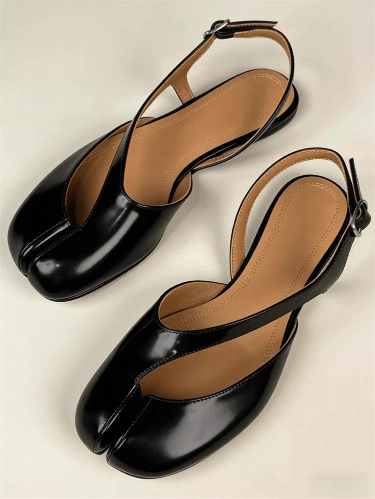 Rosalind Split Toe Slingback Flats