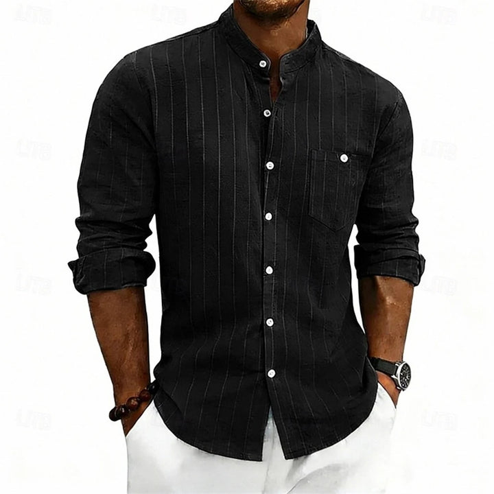 Grayson Breathable Striped Linen Shirt