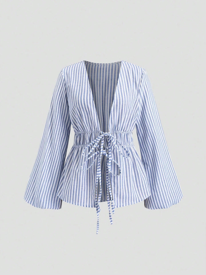Adriana Tie Front Blouse