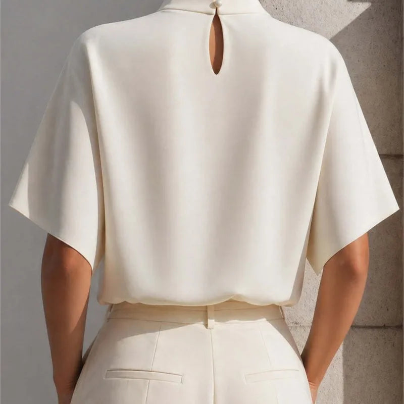 Simone Easy Drape Work Blouse