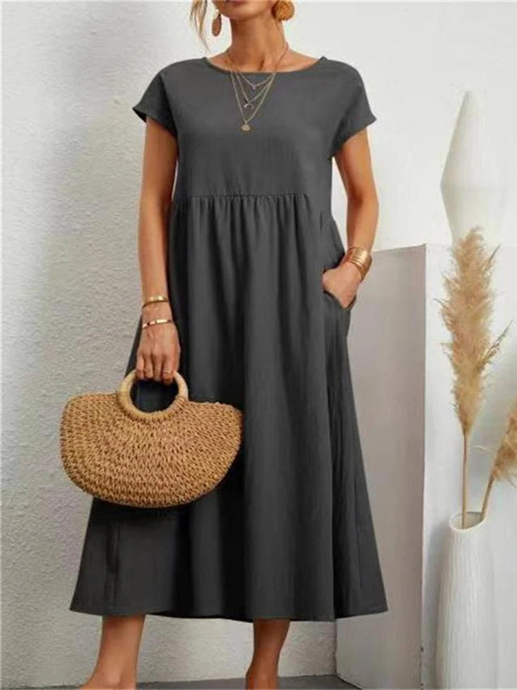 Rosalie Relaxed Pocket Maxi Dress