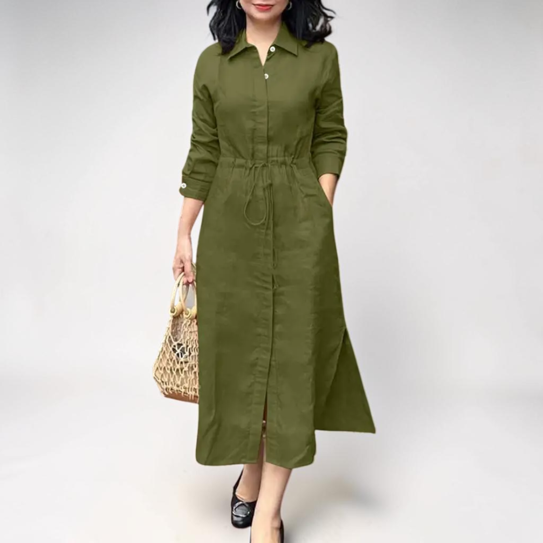 Adeline Shirt Midi Dress