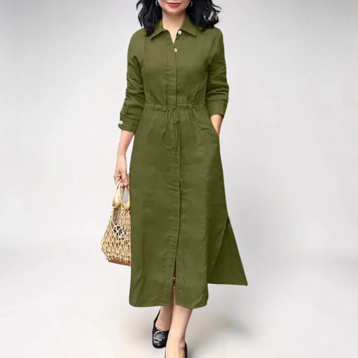 Adeline Shirt Midi Dress