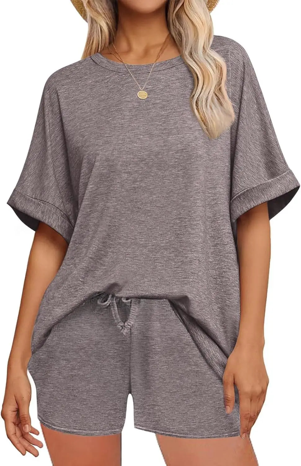 Quinn Casual Lounge Shorts Set
