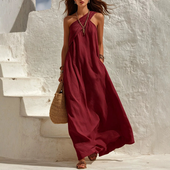 Calista One Shoulder Maxi Dress