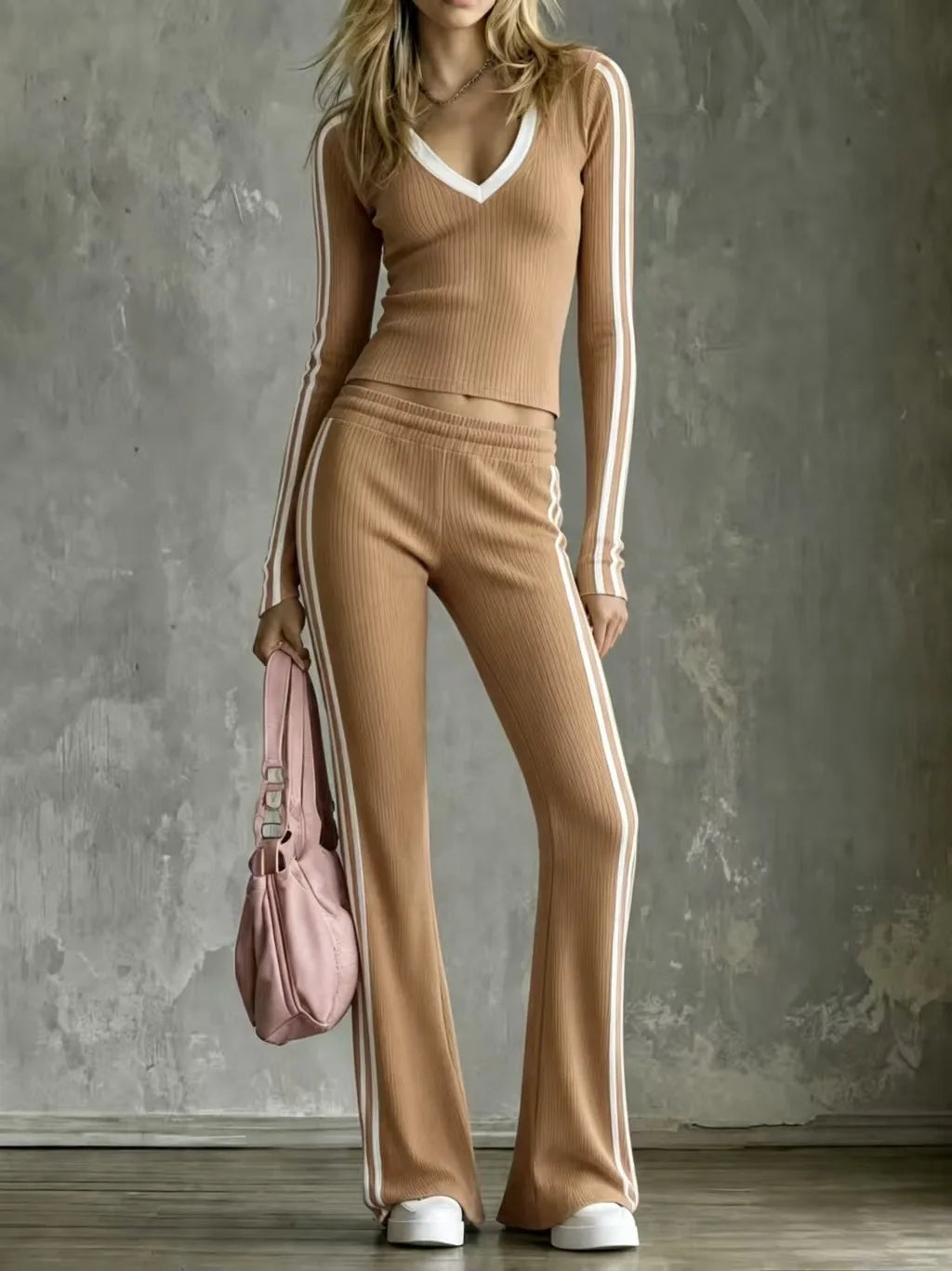 Briar Ribbed Knit Matching Set