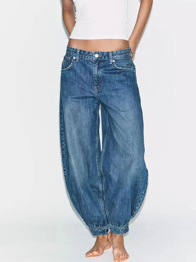 Madison Balloon Denim Trousers