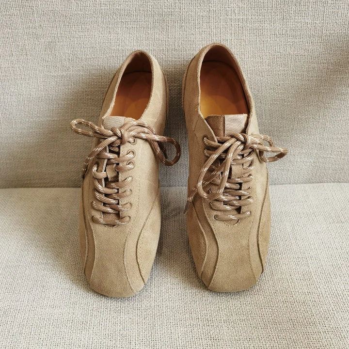 Sable Wide Toe Suede Sneakers