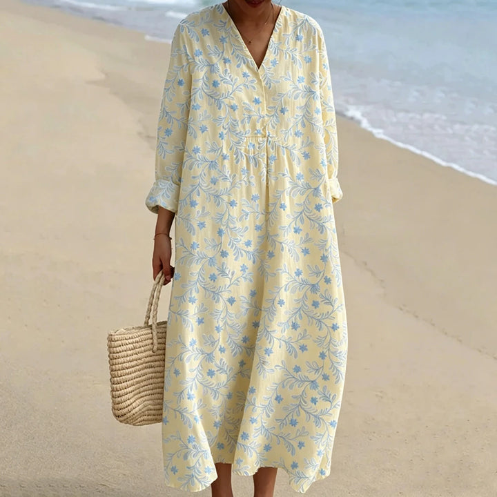 Margaux Boho Print Maxi Dress