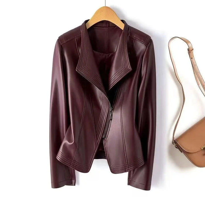 Elowen Sheepskin Moto Jacket
