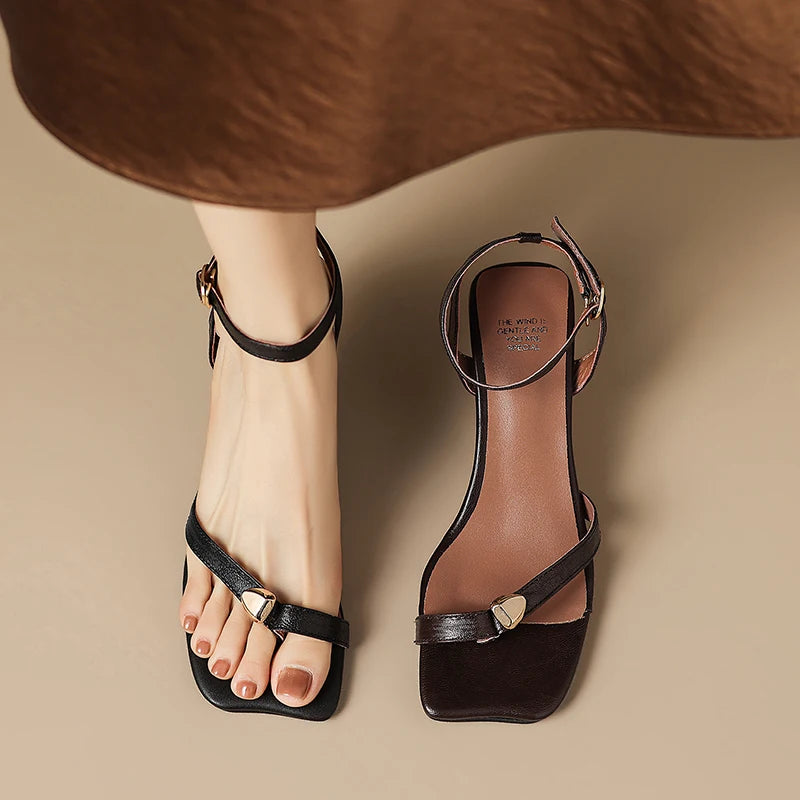 Marcella Strappy Leather Sandals