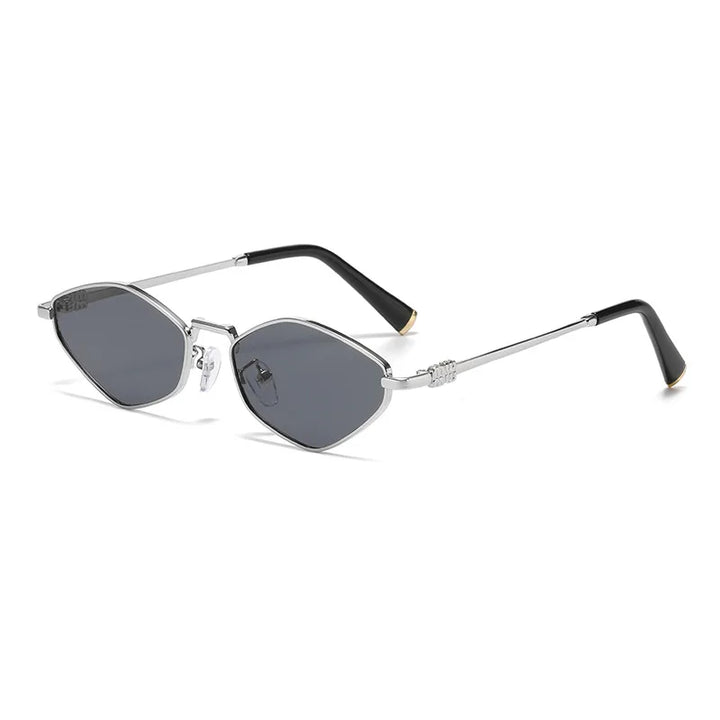 Monica Geometric Metal Sunglasses