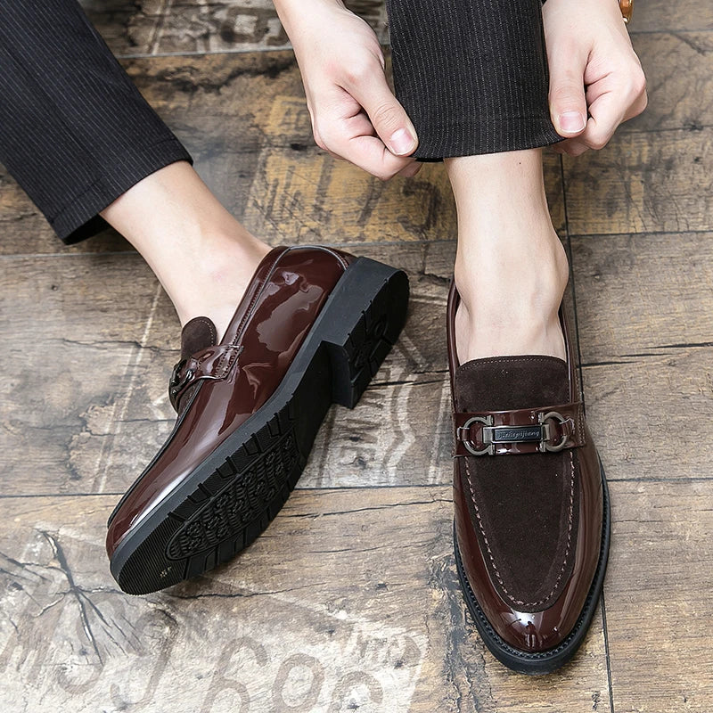 Ethan Metal Accent Casual Loafers