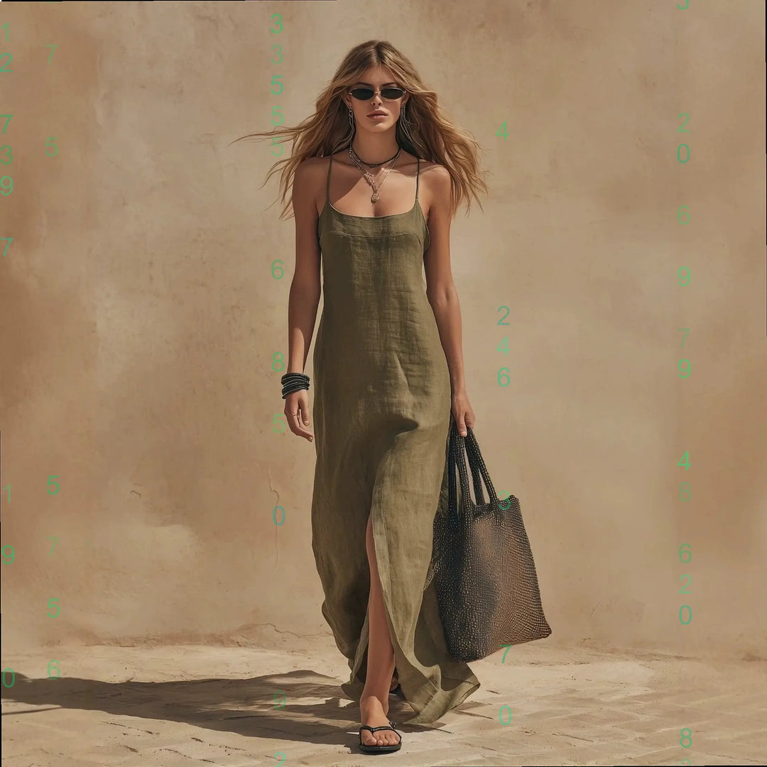 Sabrina Elegant Sleeveless Maxi Dress