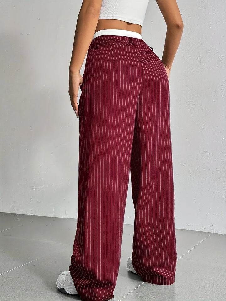 Jolie Classic Striped Pants