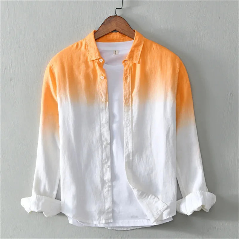 Evan Ombre Button Front Shirt