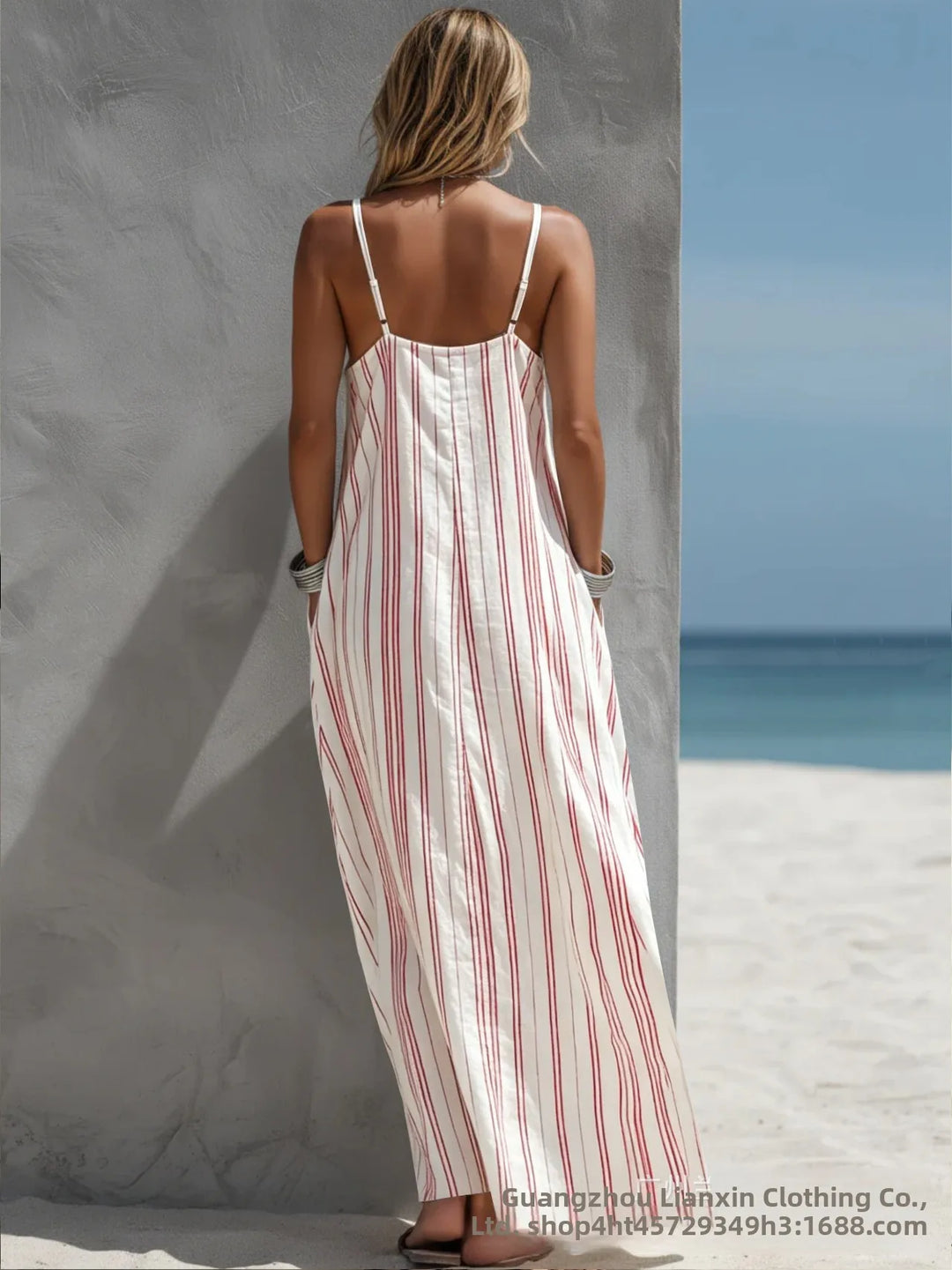 Leony Sleeveless Summer Beach Dress