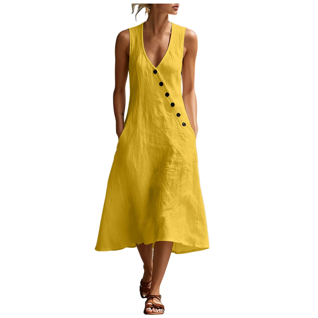 Liora Casual Boho Maxi Dress