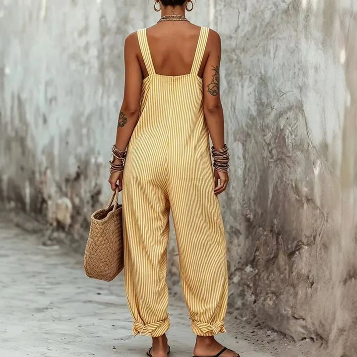 Addie Striped Wide Leg Jumpsuit