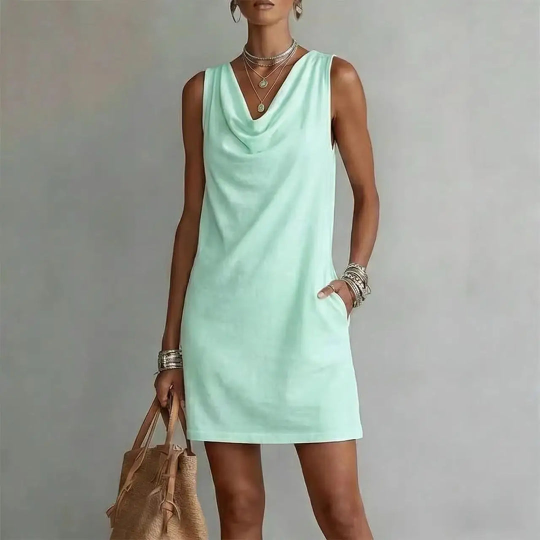 Nikki Lightweight Pocket Mini Dress