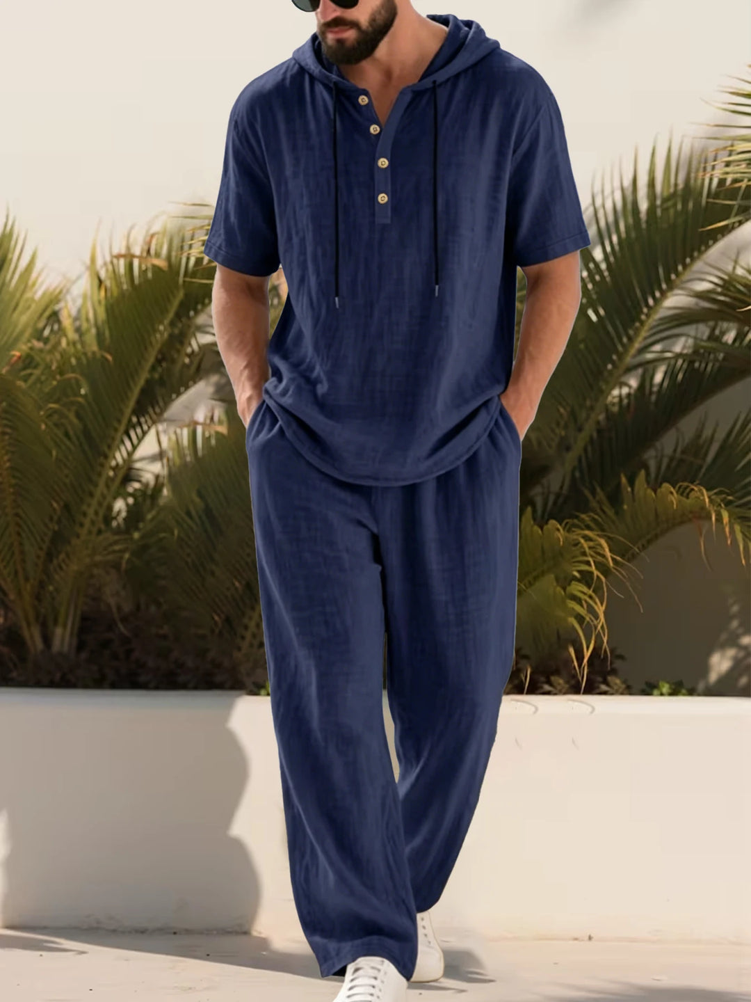 Brooks Relaxed Henley Trouser Set