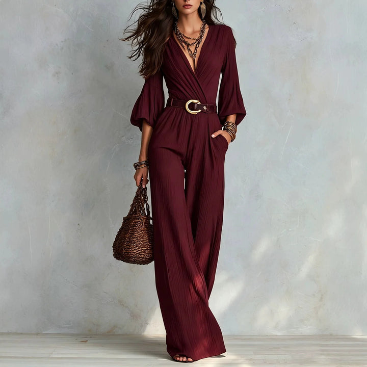 Isolde Elegant Wide Leg Jumpsuit