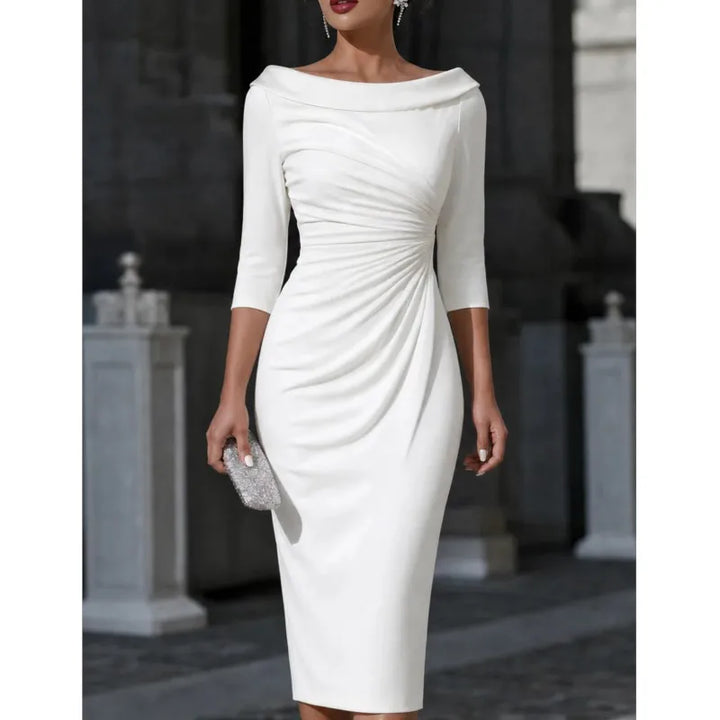 Amelie Ruched Sheath Dress