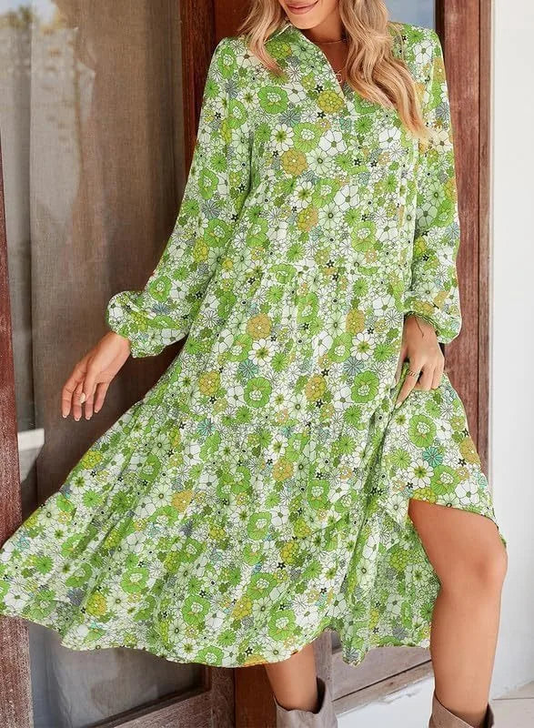 Miriam Floral Bohemian Maxi Dress